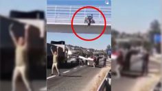 ¡Por poco! HÉROES anónimos evitan suicidio de una mujer en Tlaxcala | VIDEO