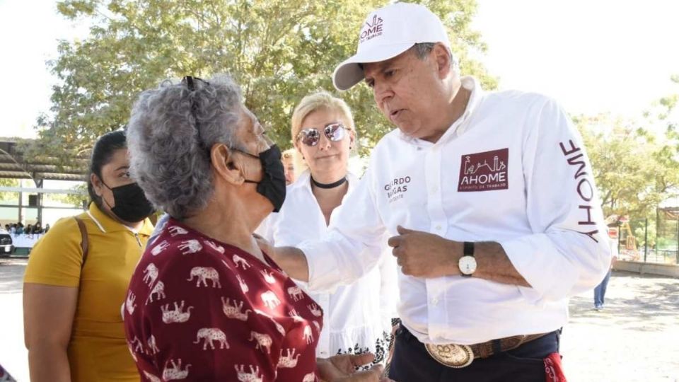 El líder local agradeció el apoyo de la gente en esta iniciativa