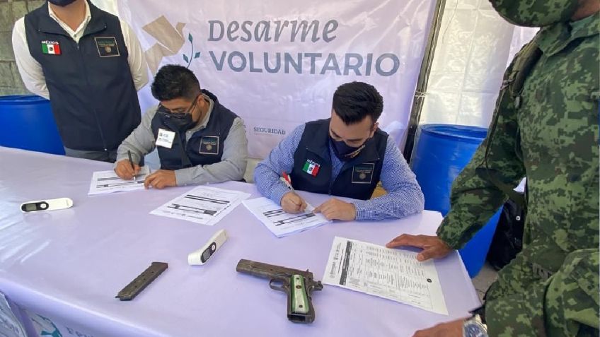 Oaxaca es el primer estado de la República en poner en marcha la estrategia de Desarme Voluntario y Ferias de la Paz