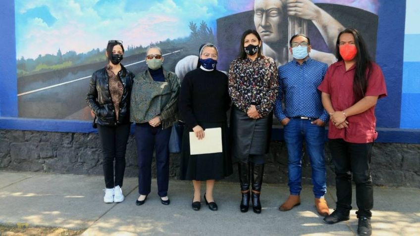 Alfa González inaugura corredor turístico de murales en Tlalpan