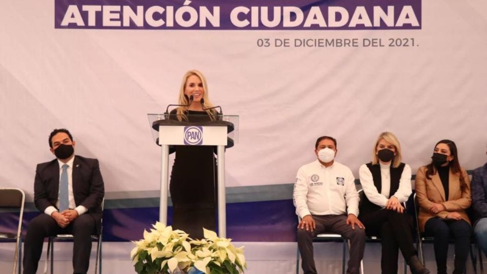 Romina Contreras refrenda compromiso con diputados del PAN para beneficio de Huixquilucan (Foto: Especial)