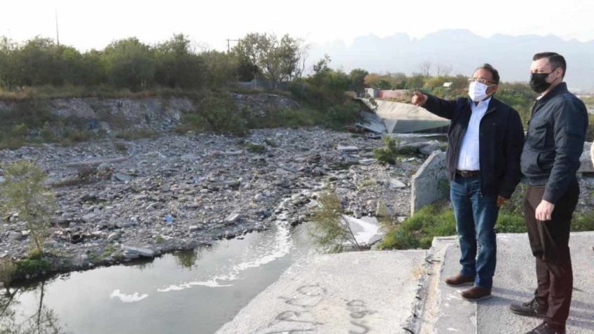 Gobiernos de Escobedo y Monterrey pretende rescatar el río Pesquera en Nuevo León