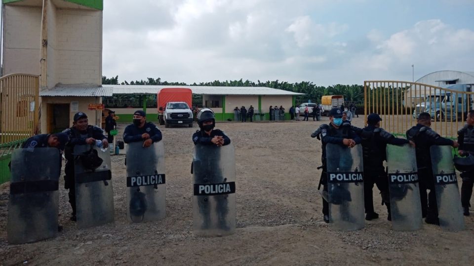 El operativo se llevó sin violencia.