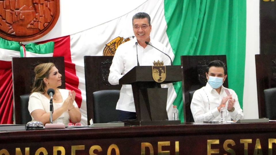 Rutilio Escandón entregó su Tercer Informe de Gobierno al Congreso del Estado (Foto: Especial)