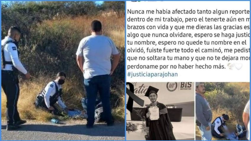 Mujer policía narra el difícil momento que vivió al acompañar en su último aliento a un estudiante asesinado