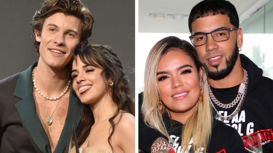 Shawn Mendes, Camila Cabello, Karol G y Anuel, son tan solo dos de los romances que llegaron a su fin. FOTO: Especial