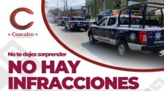 ¡Que no te sorprendan! No hay infracciones en el municipio de Coacalco; autoridades llaman a respetar las reglas viales