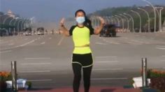 Maestra de AEROBICS capta el momento justo del Golpe de Estado en Myanmar: VIDEO VIRAL