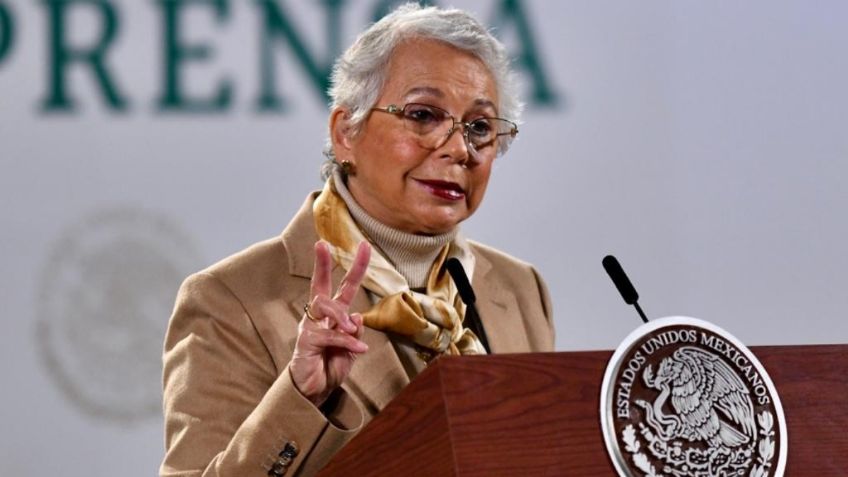 Olga Sánchez Cordero respeta opinión de AMLO, pero asegura que humanismo y feminismo no es lo mismo