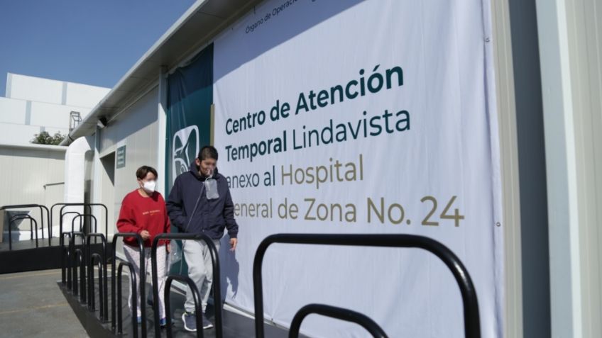 IMSS habilita Centro de Atención Temporal Lindavista; ya atiende a pacientes con Covid-19