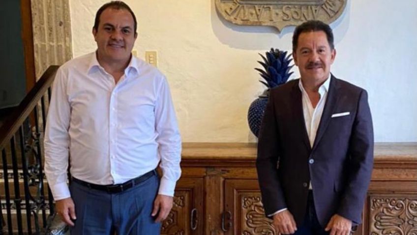 Cuauhtémoc Blanco sostiene reunión de trabajo con el diputado Moisés Ignacio Mier