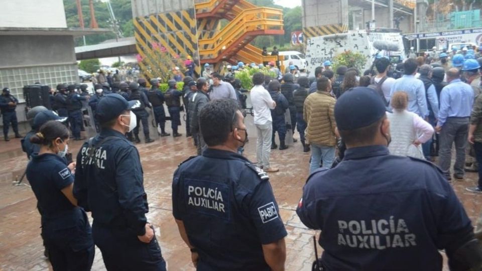 El 14 de octubre del 2020 fueron secuestradas las instalaciones de la Cooperativa Cruz Azul en Lagunas, Oaxaca. Foto: Especial