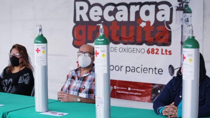 Alcaldía Miguel Hidalgo ofrece recarga gratuita de oxígeno