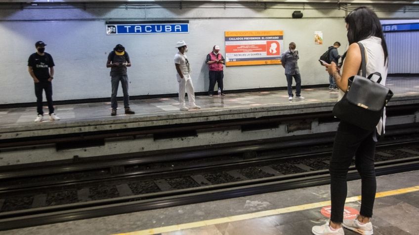 Por lluvia, registran avance lento en el Metro de la CDMX