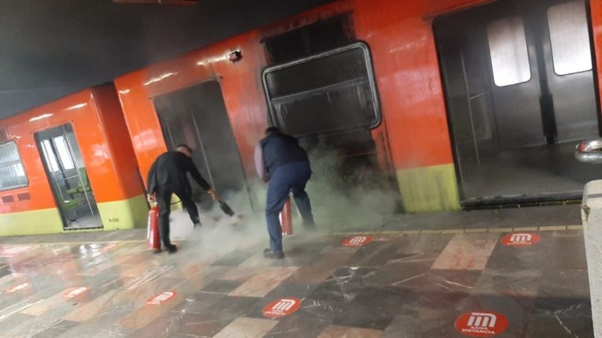 Retiran de circulación tren que tuvo flamazo en la L3