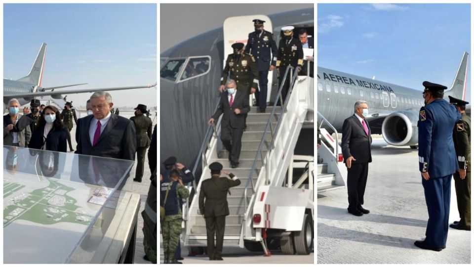 Así fue la llegada del mandatario a la terminal de Santa Lucía. Foto: Daniel Ojeda - Presidencia