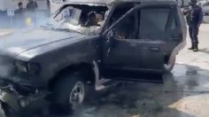 Patrulla de la Guardia Nacional evita incendio en gasolinera de Tlaxcala: VIDEO