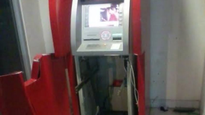 Roban un millón de pesos de tres cajeros automáticos en Morelia