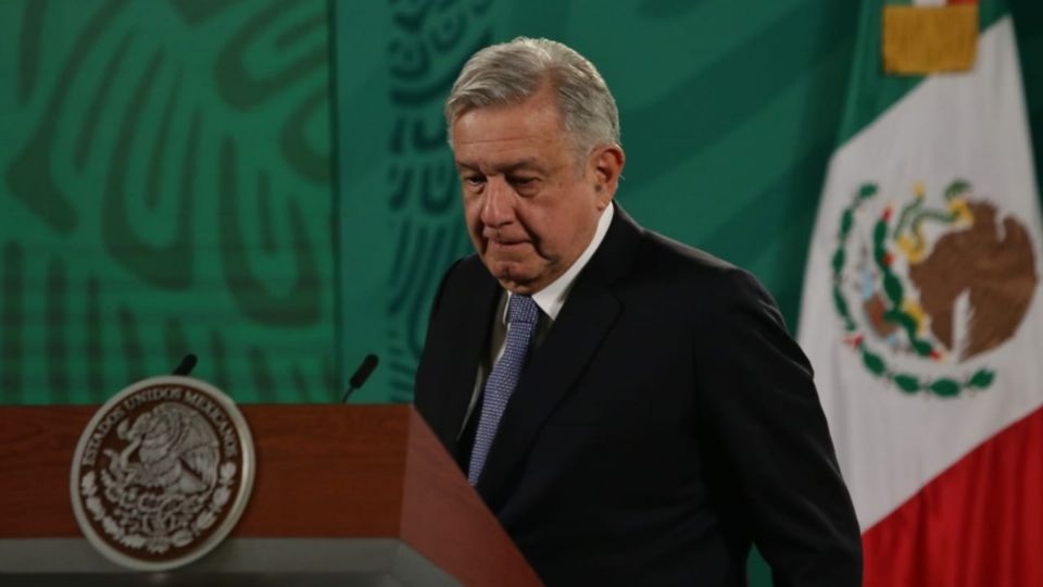 El presidente López Obrador desde Palacio Nacional. Foto: Yadin Xolalpa