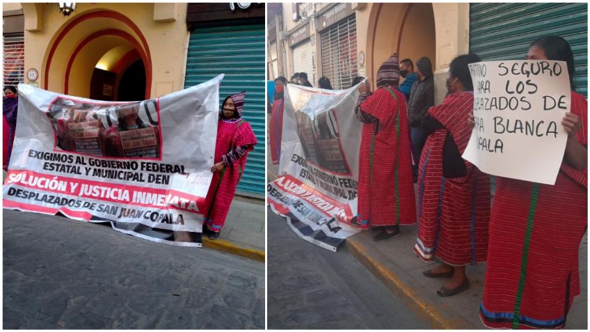 Protestan contra AMLO en Oaxaca; exigen medicamentos para niños con cáncer 