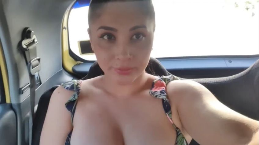 VIDEO: Influencer se disculpa tras grabar video para adultos en taxi; “no quería afectar al gremio”, aclara