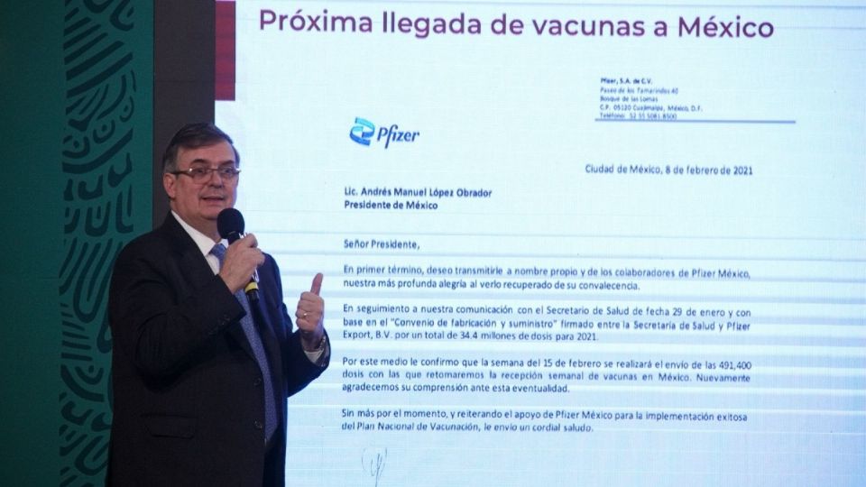 El canciller Marcelo Ebrard aseguró que México tiene acuerdos con distintos países para la adquisición de la vacuna contra el Covid-19. Foto: Cuartoscuro