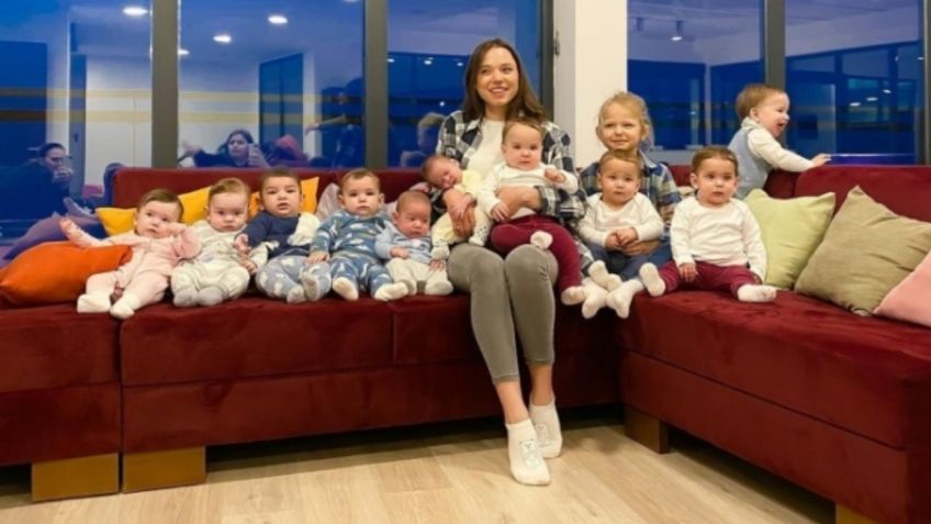 Mujer de 23 años tiene 11 hijos; la meta es tener 100 para ser la FAMILIA más grande del mundo