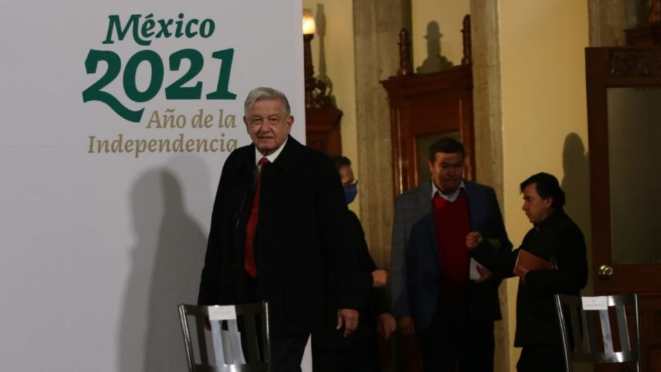 El presidente López Obrador desde Palacio Nacional. Foto: Yadin Xolalpa