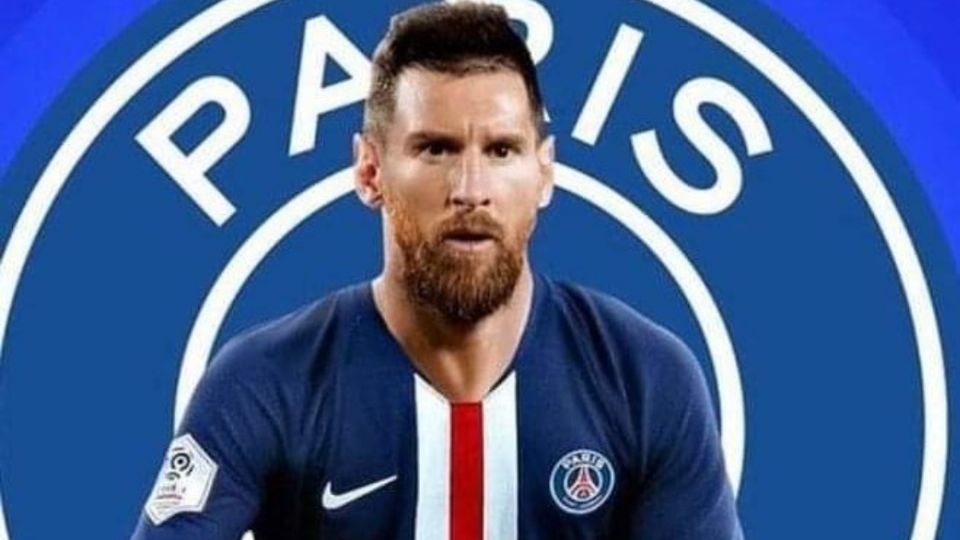 DESEO. France Football “vistió” a Messi a lo PSG. Foto: Especial