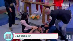 ¡Se les movió el piso! Luz Elena González y Ximena Córdoba caen EN VIVO por ESTA razón: VIDEO