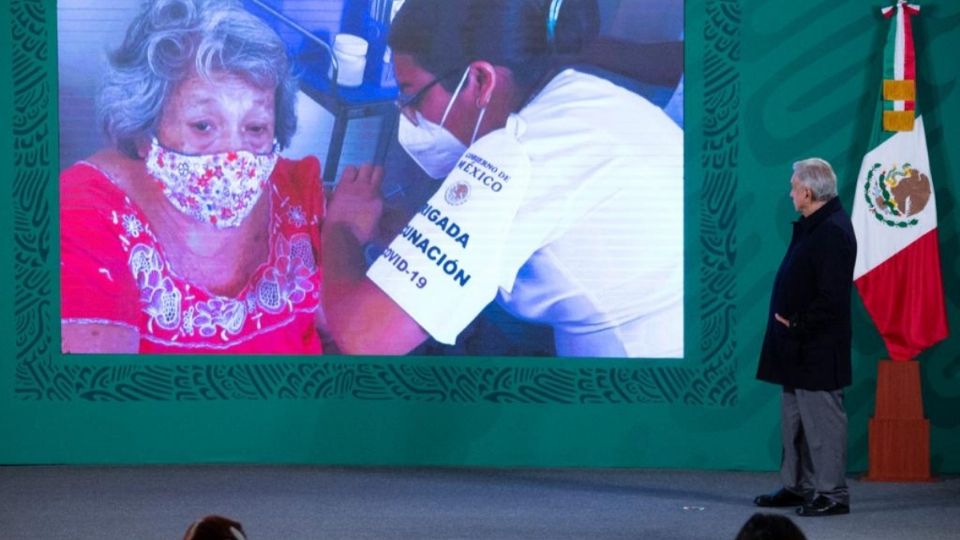 El presidente López Obrador en La Mañanera. Foto: Presidencia