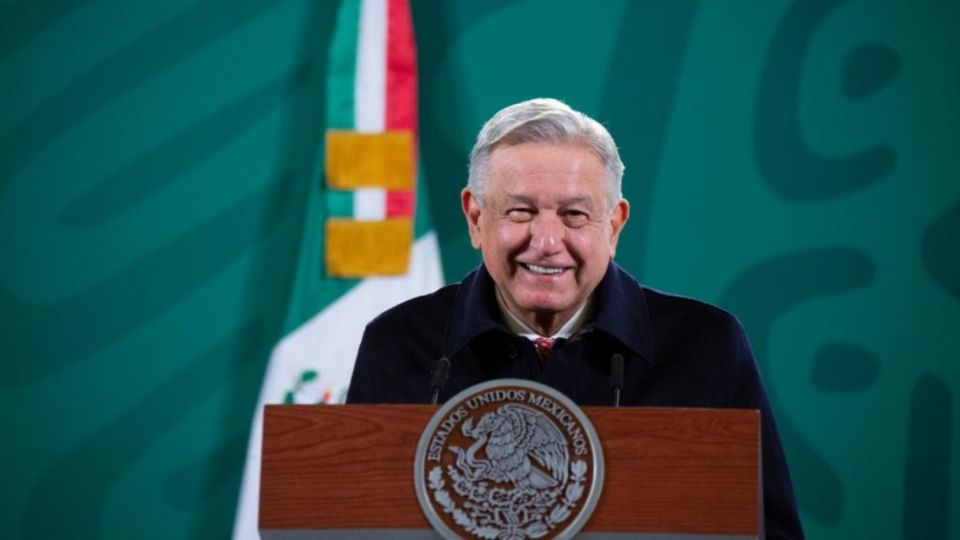 El presidente López Obrador desde Palacio Nacional. Foto: Presidencia