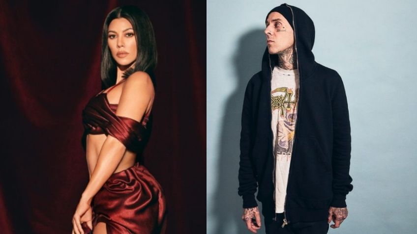 Confirmado: Travis Barker, baterista de Blink 182, nuevo novio de Kourtney Kardashian