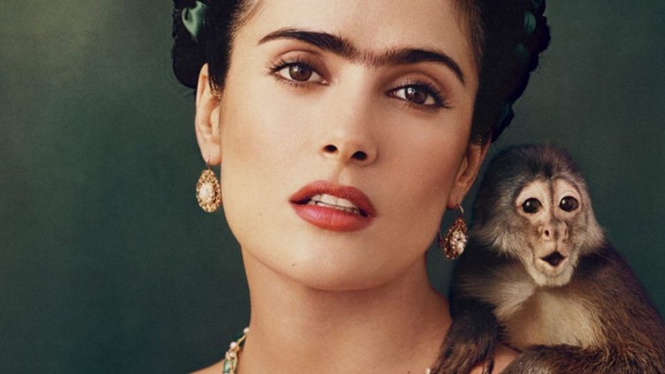 Salma es una gran admiradora de Frida Kahlo. Foto: Especial