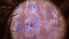 Casi un millar de grafitis en zonas rupestres han sido retirados por el INAH