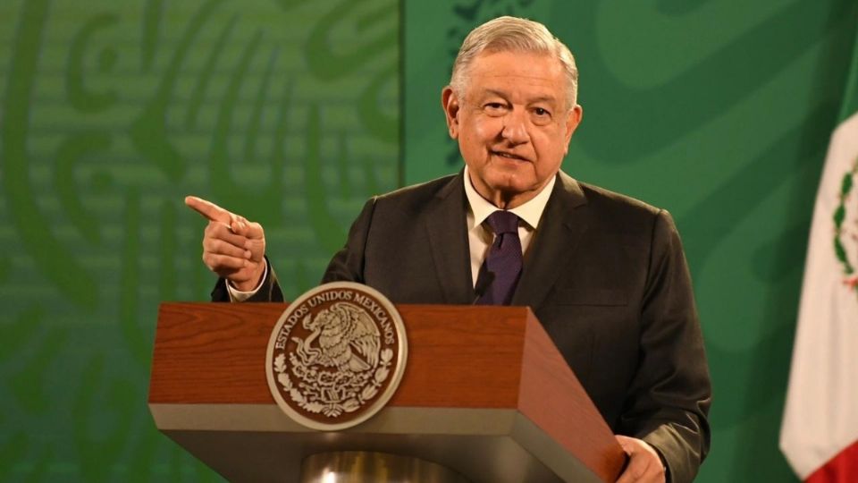 El presidente López Obrador desde la conferencia matutina. Foto: Leslie Pérez