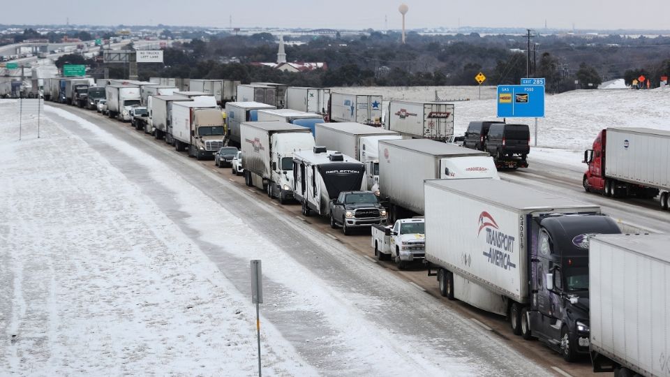 Transportistas en México. Foto: AFP