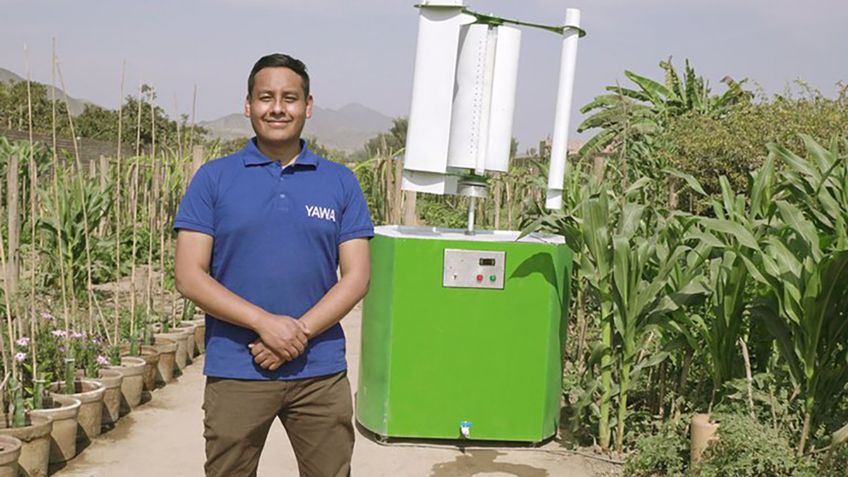 Peruanos convertirán aire en agua; Yawa es el invento con que pretenden lograrlo