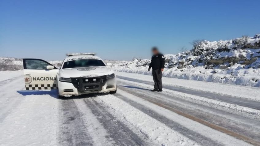 ¡Histórico! Caen 25 centímetros de nieve en Coahuila; tormenta duró casi 12 horas