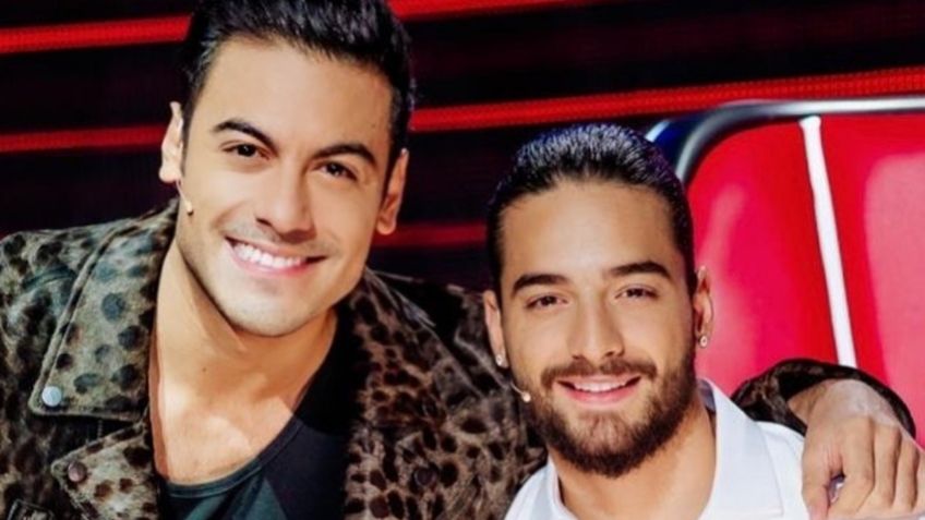 Carlos Rivera y Maluma muestran su CARIÑO con alegre FOTO... ¡En cueros!