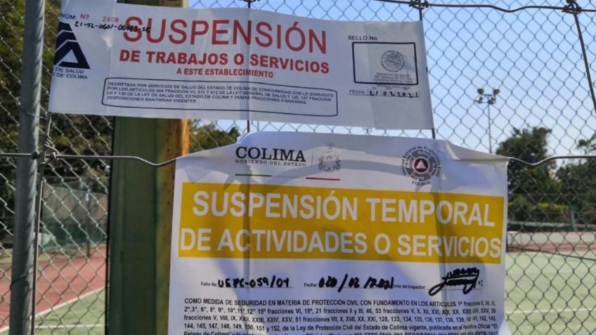 En Colima suspenden establecimientos por incumplir las normas sanitarias