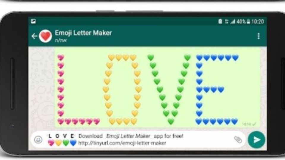 Lo primero que tienes que hacer es descargar la app Emoji Letter Maker. Foto: Especial