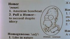 Significado de Homero Simpson, ¿realmente se encuentra en el diccionario de la lengua inglesa?