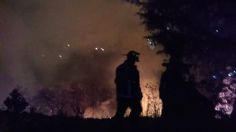 Provocan incendio que acabó con hectáreas de pastizal en Epazoyucan, Hidalgo