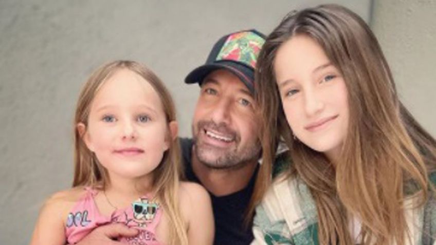 Gabriel Soto organiza con Irina Baeva una pequeña fiesta para celebrar a sus hijas