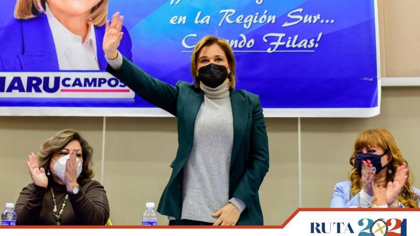 Maru Campos es respaldada en más de 20 municipios, durante su visita a Parral