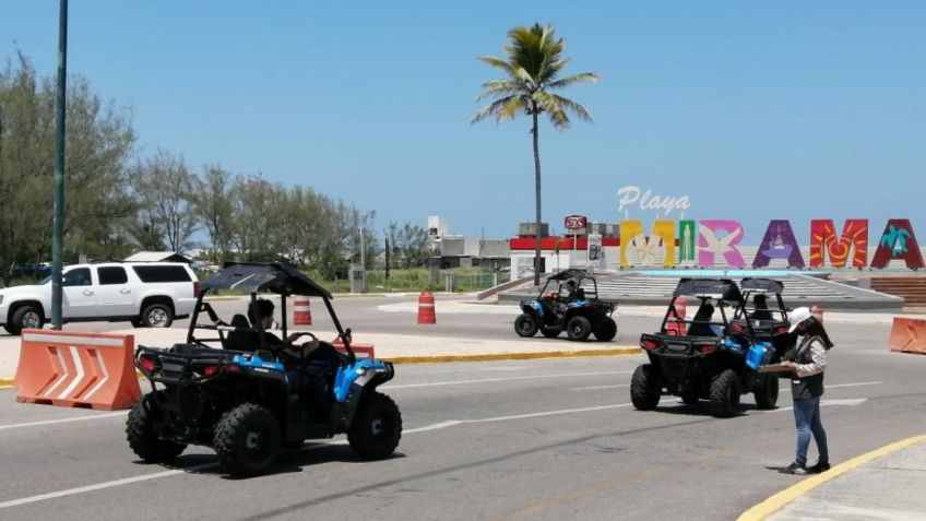 Tamaulipas: Proponen pedir pruebas negativas de Covid-19 para entrar a playa Miramar