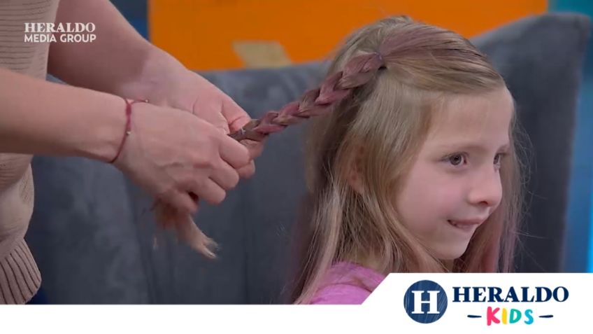 Fáciles y creativos PEINADOS para niñas con colores y accesorios hecho a mano: VIDEO