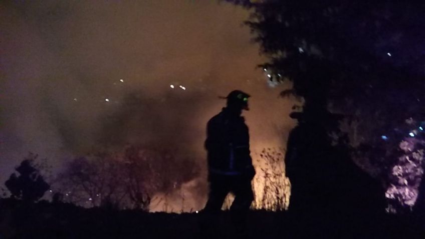 Se registra INCENDIO en Nuevo Panteón Jardín en alcaldía Álvaro Obregón: FOTOS