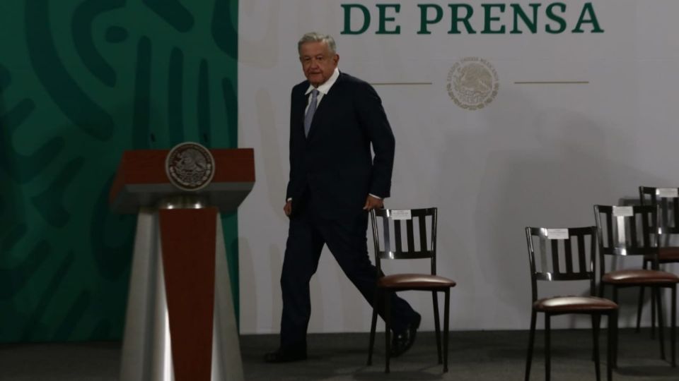 El presidente López Obrador desde Palacio Nacional. Foto: Yadin Xolalpa